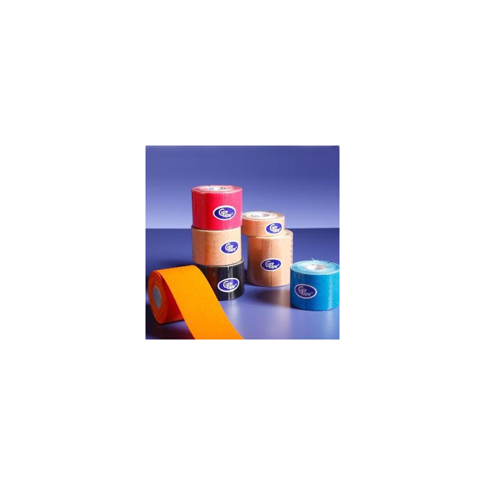 Το Cure Tape διατίθεται σε πέντε χρώματα (μπεζ, κόκκινο, μπλε, μαύρο και πορτοκαλί)