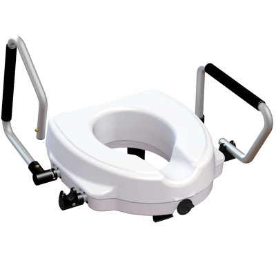 Ανυψωτικό κάθισμα λεκάνης τουαλέτας με πτυσσόμενους βραχίονες χειρολαβές Mobiakcare 0805527