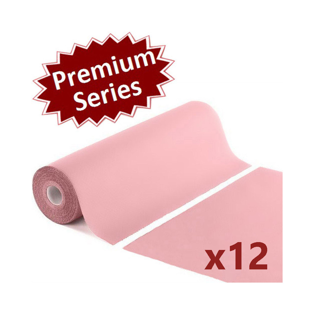 12άδα πλαστικοποιημένο ρολό χαρτί ροζ Premium