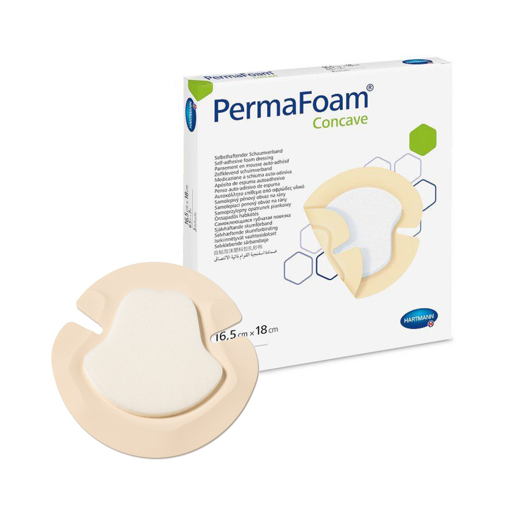 Επιθέματα για κατάκλιση πτέρνας - αγκώνα Hartmann PermaFoam® Concave