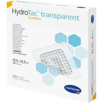 Επιθέματα κατακλίσεων Hartmann Hydrotac® Transparent Comfort 12,5 x 12,5cm συσκ. 10 τεμ.