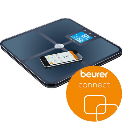 Διαγνωστική ζυγαριά λιπομέτρησης Beurer BF950 με Bluetooth® | Mαύρη