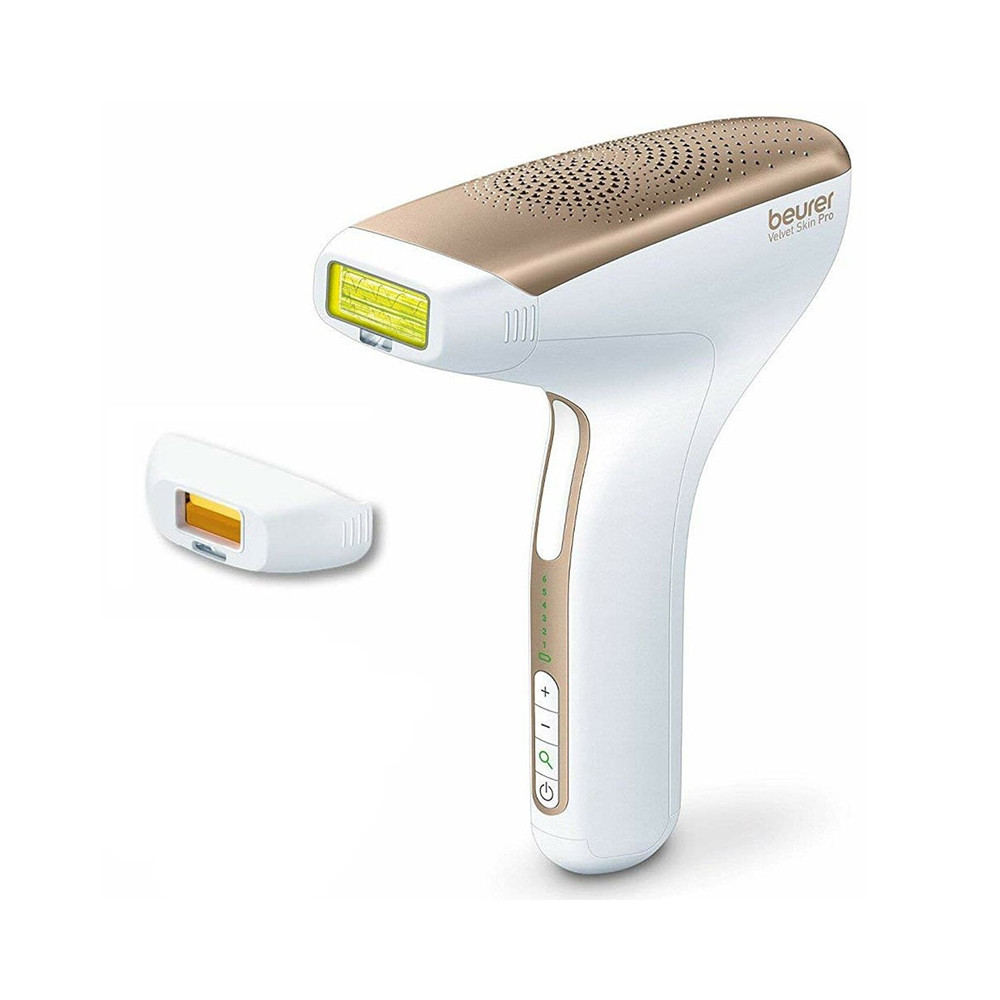 Συσκευή αποτρίχωσης μακράς διαρκείας Beurer IPL Velvet Skin Pro με επαγγεματική τεχνολογία φωτόλυσης