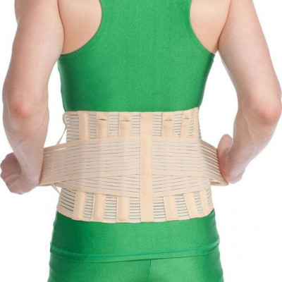 Ζώνη μέσης Sacrolumbar με 6 μπανέλες για δισκοκήλη Ζώνες μέσης με μπανέλες στη Θεσσαλονικη